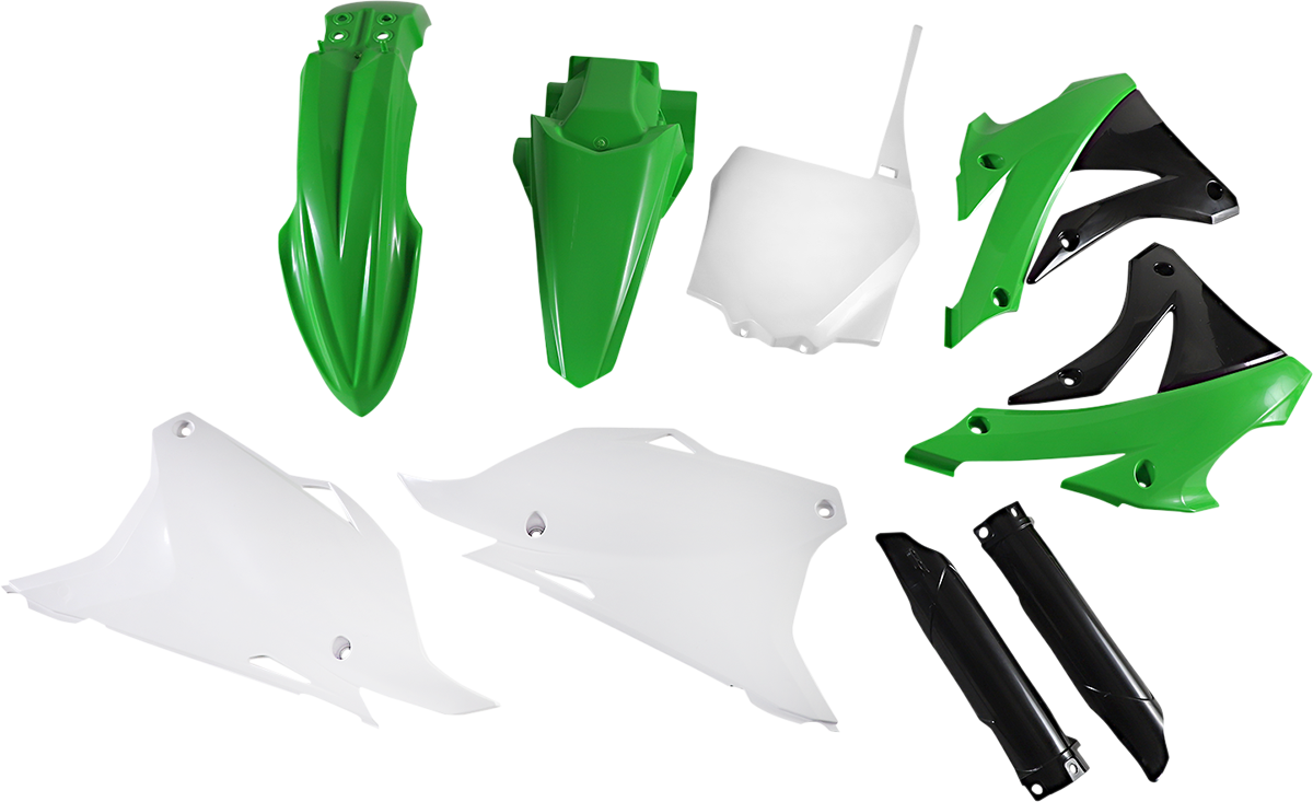 ACERBIS Full Replacement Body Kit - OEM Green/White/Black 2374115135 - Howling Moto