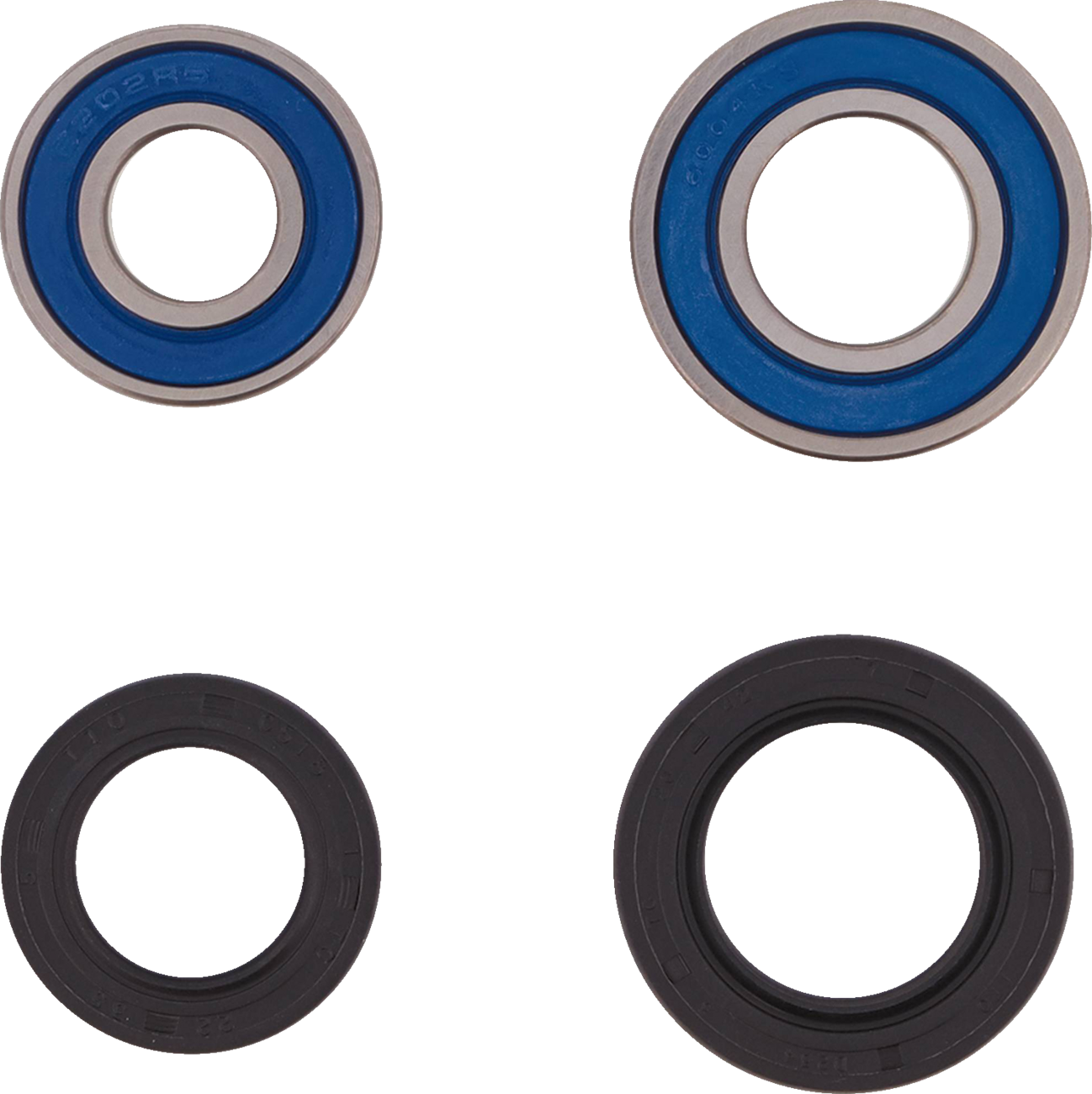 MOOSE OFFROAD front wheel bearing kit for Kayo Jackal and Bull 200, part #25-1831, showing bearing components and packaging.