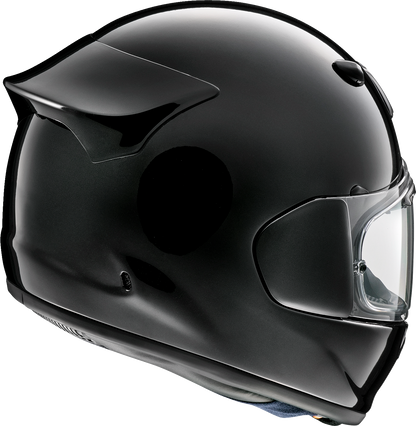 Arai Helmet Contour-X motorcycle helmet in diamond black, large size, featuring sleek aerodynamic design and ventilation.