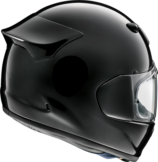 Arai Helmet Contour-X motorcycle helmet in diamond black, large size, featuring sleek aerodynamic design and ventilation.