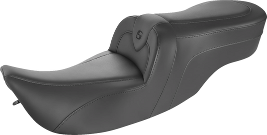 SADDLEMEN RoadSofa Seat - Without Backrest - Black W/Black Stitching 897-07-187
