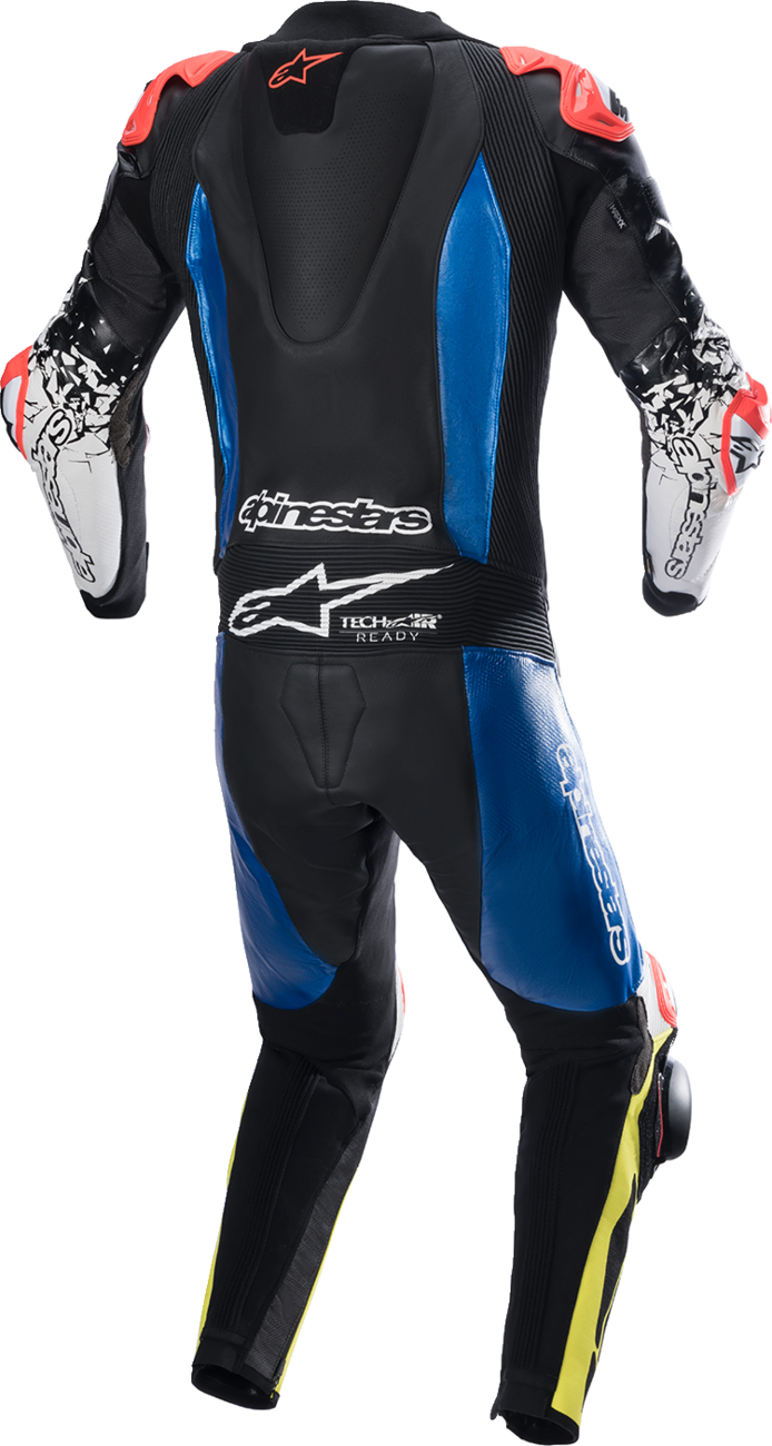 ALPINESTARS GP Tech Suit v4 - Black/Blue/Yellow Fluorescent - US 42 / EU 52 3156822-1075-52 - Howling Moto