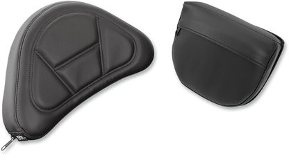 Bill's Exhausts SHOW CHROME detachable smart mount backrest for GL1800 2001-2017 motorcycle engine, featuring chrome finish and sturdy design.