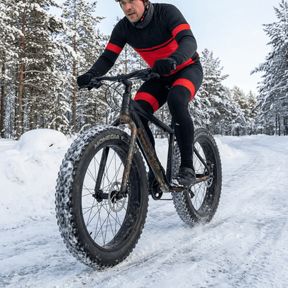 Hycline Rock Conqueror e-bike and fat bike tire with rugged tread for off-road cycling, shown in a close-up image.
