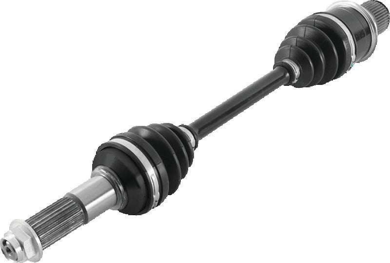 QuadBoss Yamaha YFM350 Grizzly 4x4 IRS rear left side rugged axle part number 609246, showing the durable metal component.
