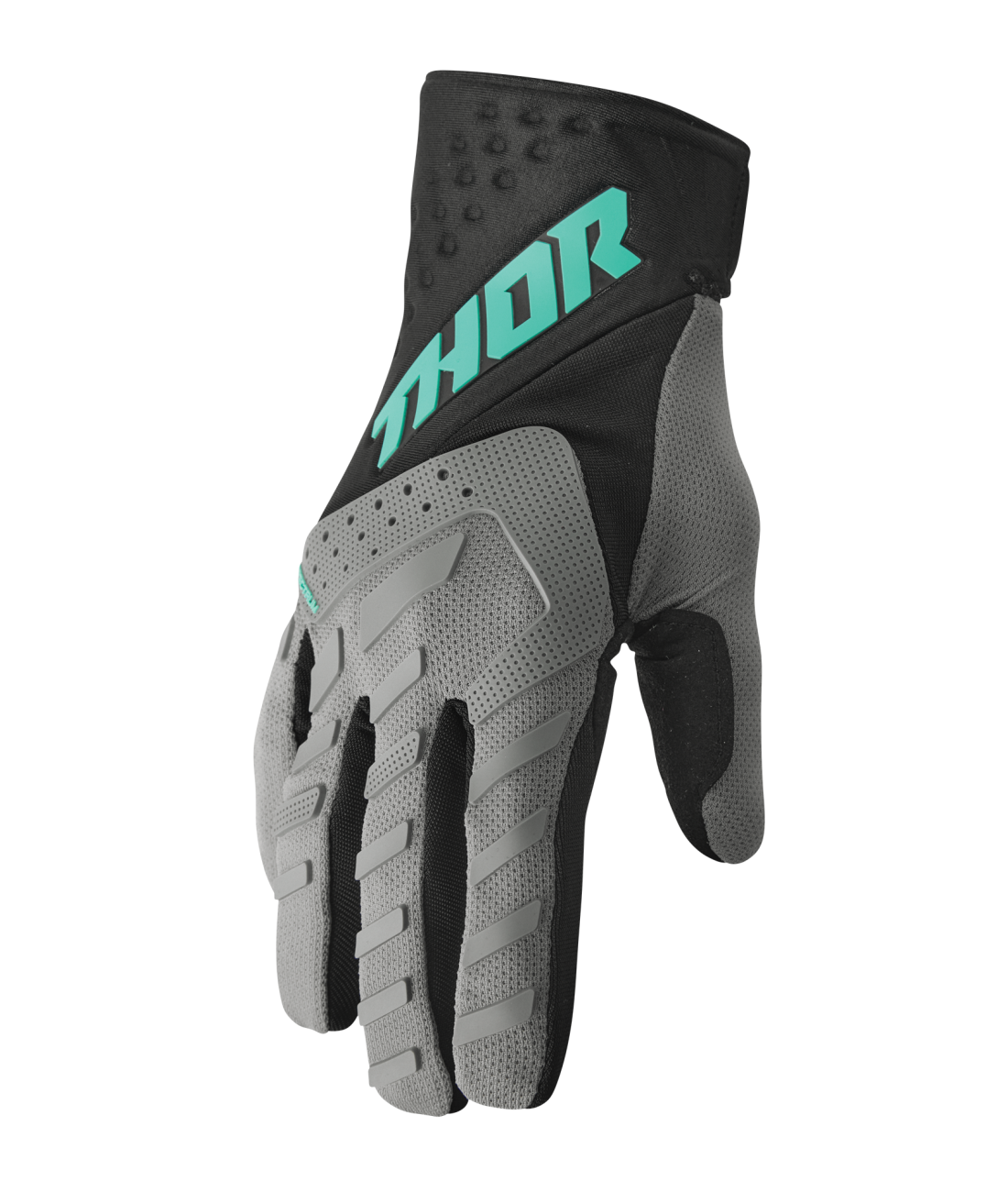 THOR Youth Spectrum Motocross Gloves — TPR Protection, Touchscreen Compatible | Kids Sizes 2XS–L