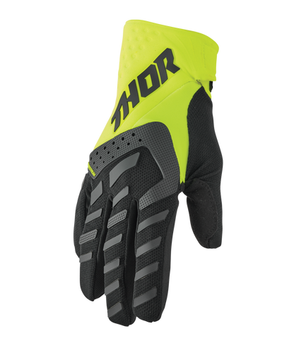 THOR Youth Spectrum Motocross Gloves — TPR Protection, Touchscreen Compatible | Kids Sizes 2XS–L