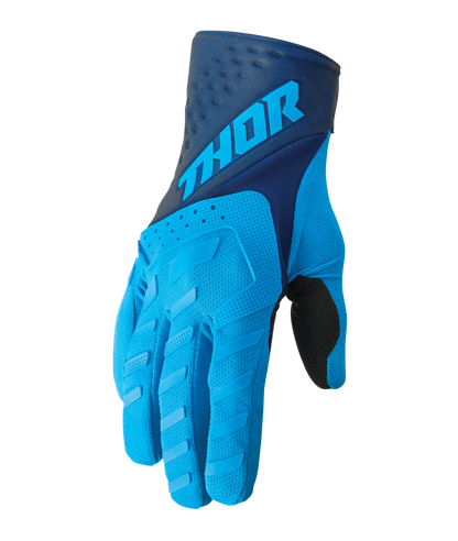 THOR Youth Spectrum Motocross Gloves — TPR Protection, Touchscreen Compatible | Kids Sizes 2XS–L