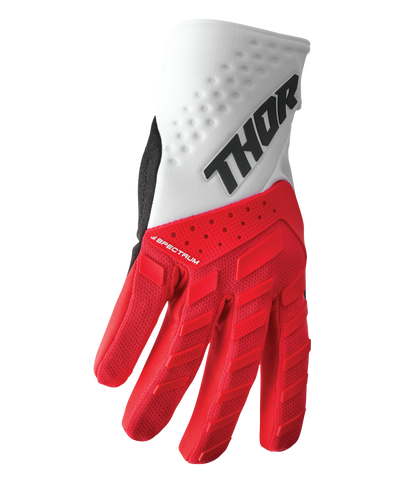 THOR Youth Spectrum Motocross Gloves — TPR Protection, Touchscreen Compatible | Kids Sizes 2XS–L