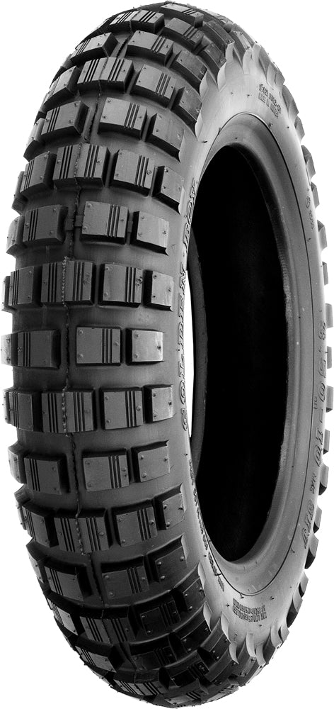 Shinko SR421 3.50-8 mini bike tire with durable bias ply construction and enhanced traction, suitable for mini bikes.