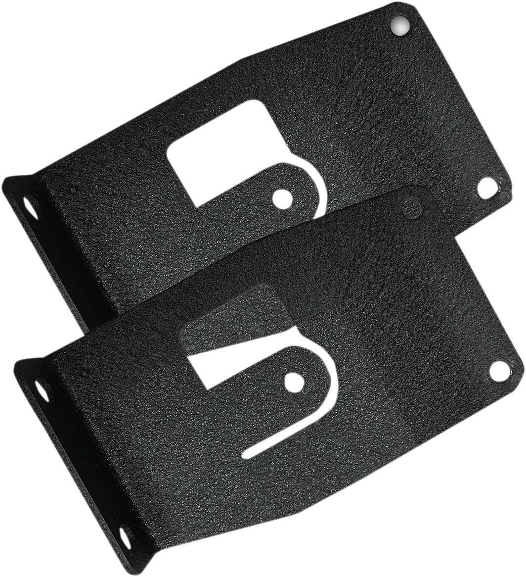 Bill's Exhausts NAVATLAS Mounting Bracket for Polaris BPU10 engine, black metal engine mounting component.