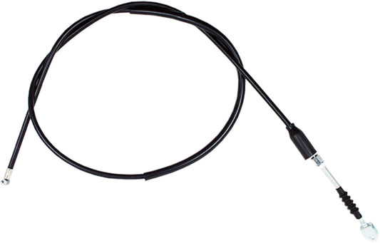 Black vinyl clutch cable by MOTION PRO, part 04-0023, designed for precise control and durability in motorcycle applications.