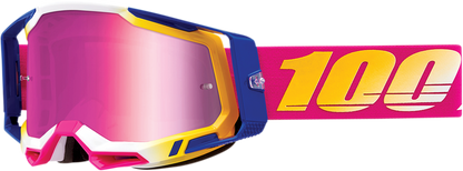 100% Racecraft 2 Goggles - Mission - Pink Mirror 50010-00012 - Howling Moto