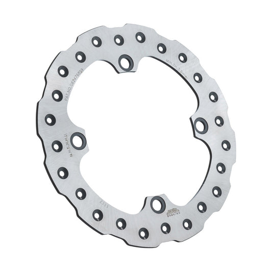 JT Rear Brake Rotor SS Self-Cleaning Hon Part JTD1117SC01, durable motorcycle brake rotor with self-cleaning design, shown in the image.