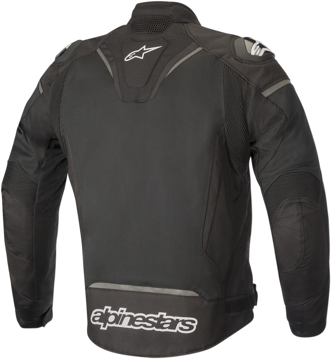 Black ALPINESTARS T-GP R v2 Air Jacket for small size, featuring lightweight construction and aerodynamic design.