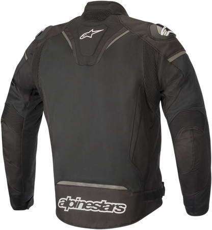 Black ALPINESTARS T-GP R v2 Air Jacket for small size, featuring lightweight construction and aerodynamic design.