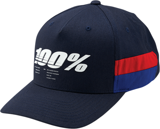 100% Loyal Hat - Navy - One Size 20089-015-01 - Howling Moto