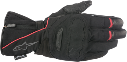 Alpinestars Primer Drystar® motorcycle gloves in black and red, size 3XL, featuring durable construction and protective design.