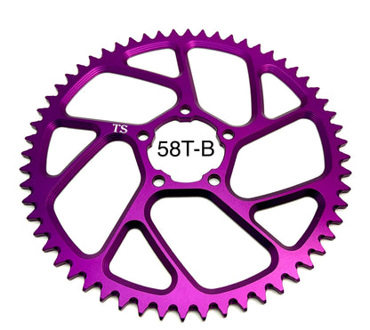 48/ 52/ 54/ 58 Tooth Hardened Aluminum 420 Sprocket for E-moto