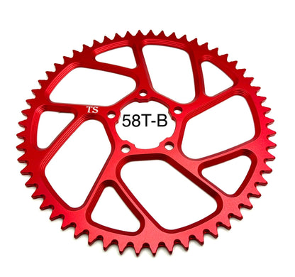 48/ 52/ 54/ 58 Tooth Hardened Aluminum 420 Sprocket for E-moto