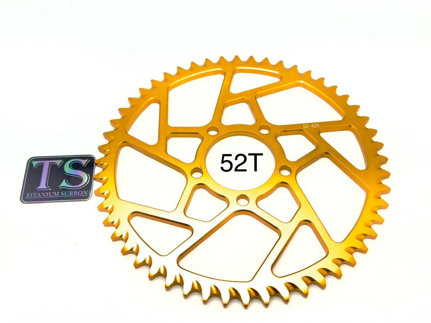 48/ 52/ 54/ 58 Tooth Hardened Aluminum 420 Sprocket for E-moto