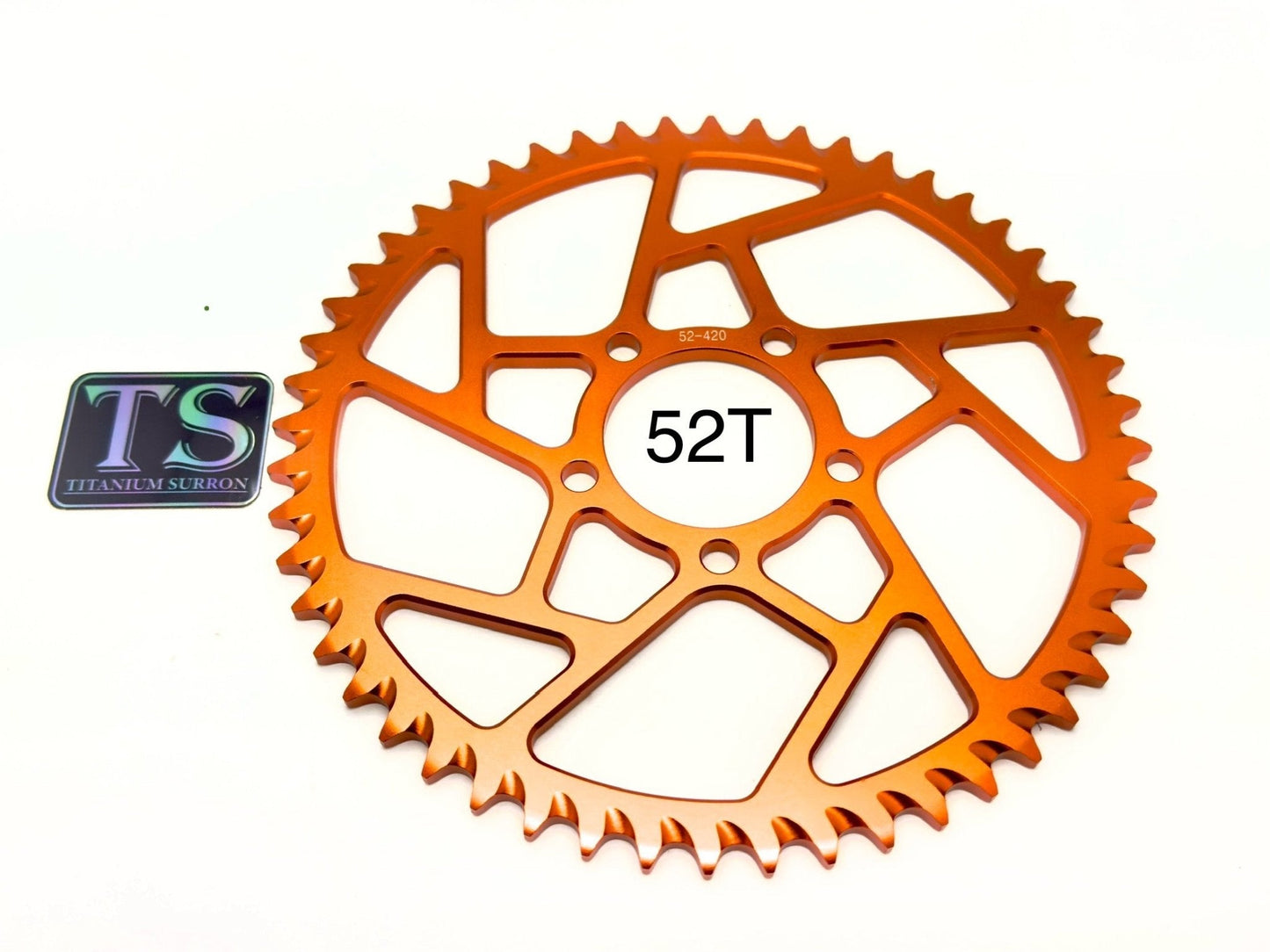 48/ 52/ 54/ 58 Tooth Hardened Aluminum 420 Sprocket for E-moto