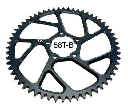 48/ 52/ 54/ 58 Tooth Hardened Aluminum 420 Sprocket for E-moto