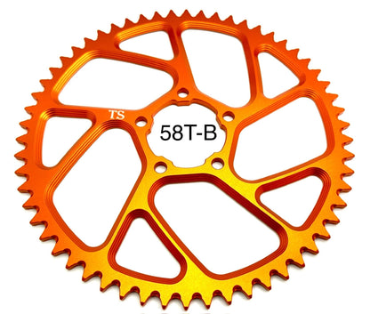 48/ 52/ 54/ 58 Tooth Hardened Aluminum 420 Sprocket for E-moto