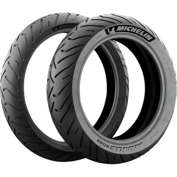 Rear Michelin Anakee Road motorcycle tire 170/60R17 with 72V rating, featuring tread pattern suitable for road riding.