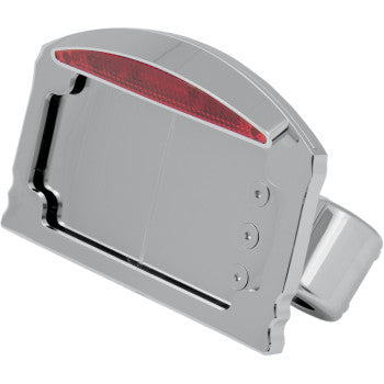 Drag Specialties Half-Moon LED Taillight & License Plate Mount – Swingarm Side Mount