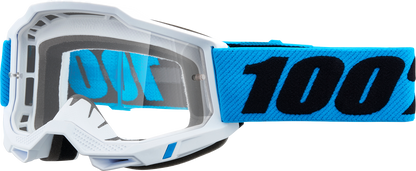 100% Accuri 2 Goggles - Novel - Clear 50013-00023 - Howling Moto
