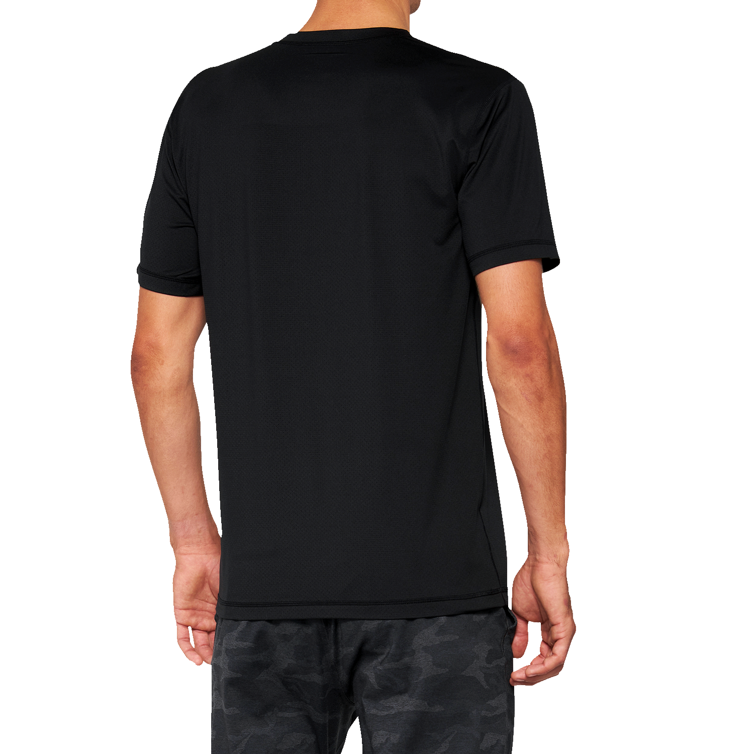 100% Mission Athletic T-Shirt - Black - 2XL 20014-00004 - Howling Moto