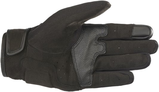 Alpinestars C Vented Air gloves in black, size XL, featuring breathable design and protective padding for motorcycle riding.