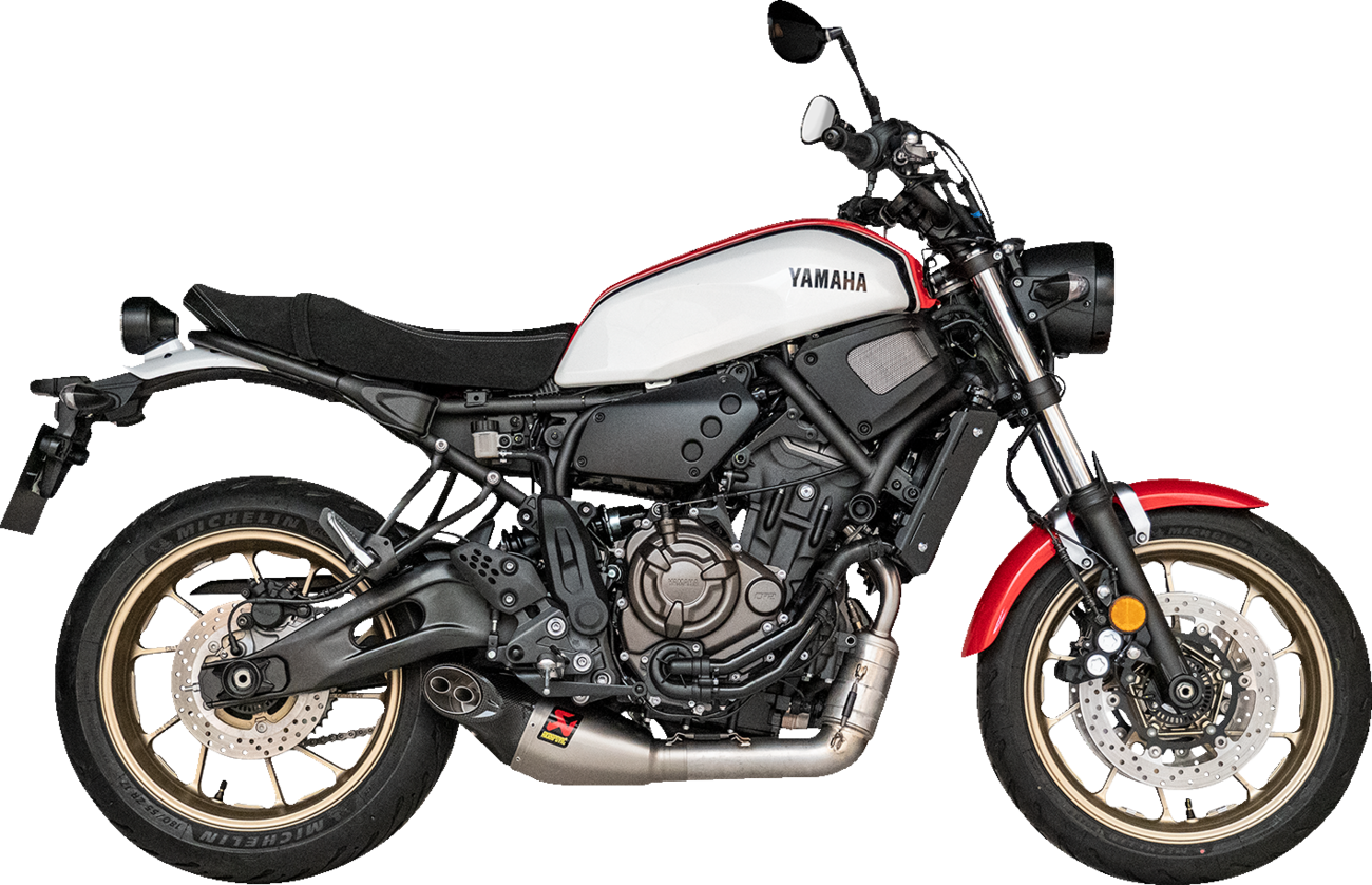 AKRAPOVIC Racing Line Exhaust System for Yamaha MT-07/XSR 700 – Titanium (Part S-Y7R8-HEGEHT/1)