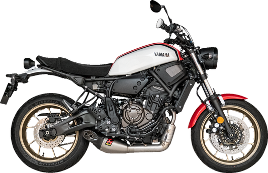AKRAPOVIC Racing Line Exhaust System for Yamaha MT-07/XSR 700 – Titanium (Part S-Y7R8-HEGEHT/1)