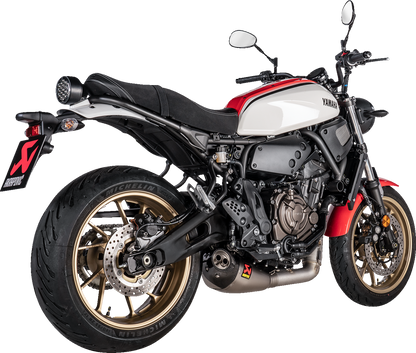 AKRAPOVIC Racing Line Exhaust System for Yamaha MT-07/XSR 700 – Titanium (Part S-Y7R8-HEGEHT/1)