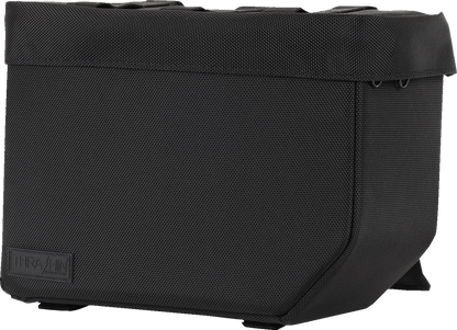 Waterproof motorcycle saddlebags from THRASHIN SUPPLY CO., Escape Base TSB-0021, with 18-liter storage and durable design.