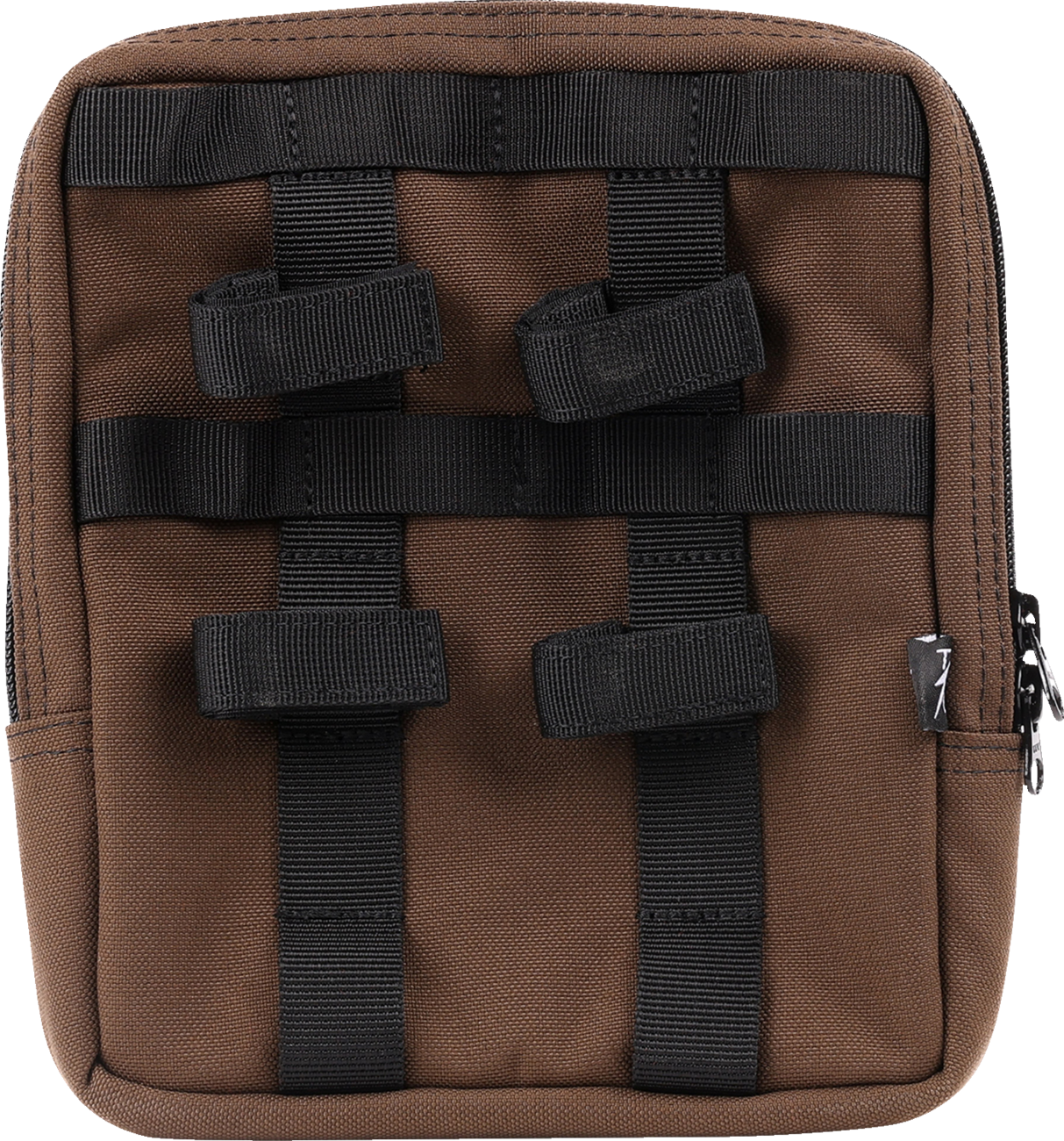 THRASHIN SUPPLY CO. Handlebar Bag Slim Brown THB-0032 - Compact Storage for Motorcycles