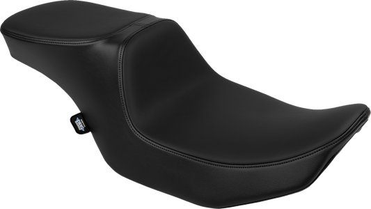 DRAG SPECIALTIES SEATS Predator 2-Up motorcycle seat for FLT/FLH 2023-2024, solar leather with smooth finish