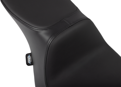 DRAG SPECIALTIES SEATS Predator 2-Up motorcycle seat for FLT/FLH 2023-2024 in solar leather with smooth finish, part 4692E.