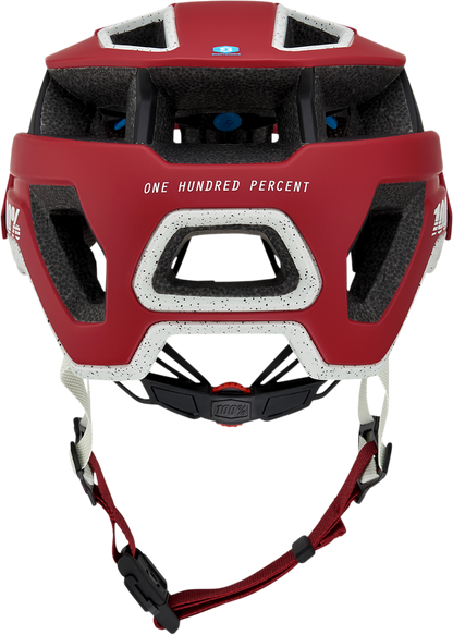 Red Altec bicycle helmet by Bill's Exhausts with Fidlock buckle, CPSC/CE certified, size S/M, model 80004-00005.