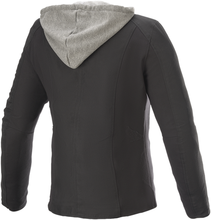 Black ALPINESTARS Stella Bond jacket in large size, featuring stylish design details and durable fabric for motorcycle riding.
