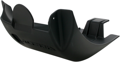 Black ACERBIS skid plate for CRF 250R/450R motorcycle, designed to protect the body from debris and impact.