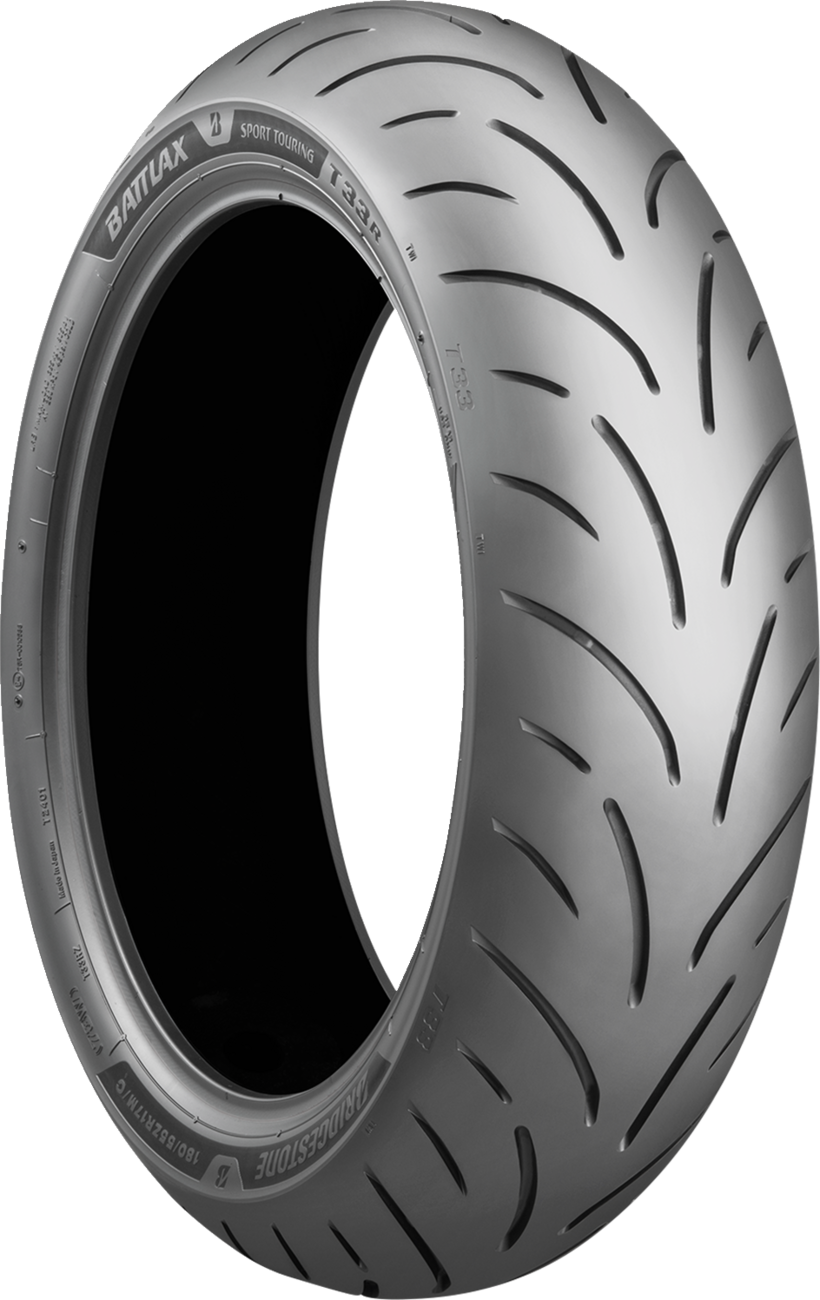 Bridgestone T33 Rear Motorcycle Tire 170/60ZR17 - Reliable Handling and Increased Mileage
