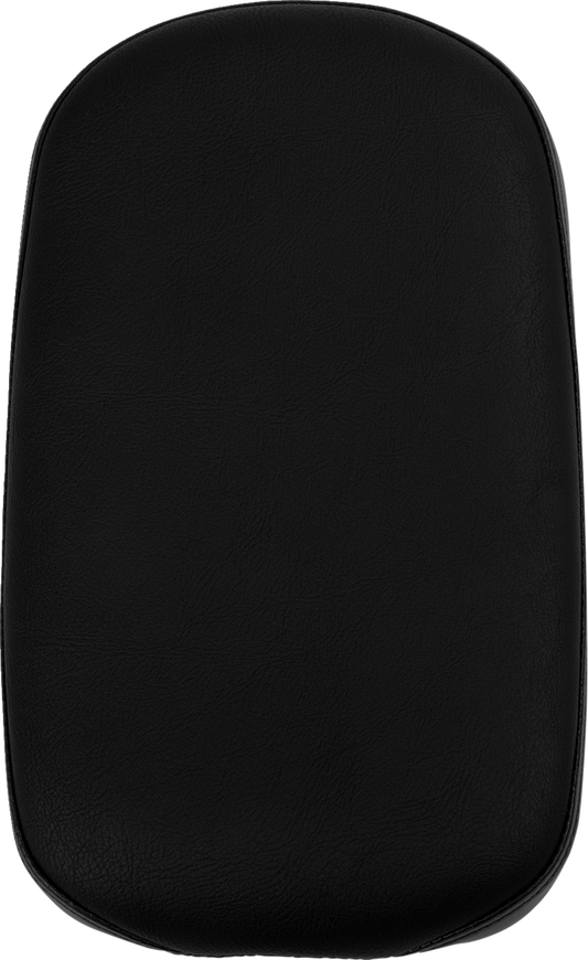 Wide rear solo seat by Drag Specialties for FLH/FLT motorcycles, featuring a smooth finish, model #4700A.