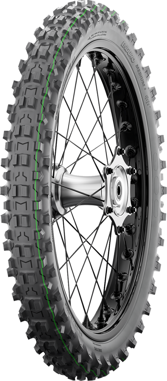 Michelin Enduro Medium 2 front off-road motorcycle tire 90/90-21 with durable tread and traction for off-road riding