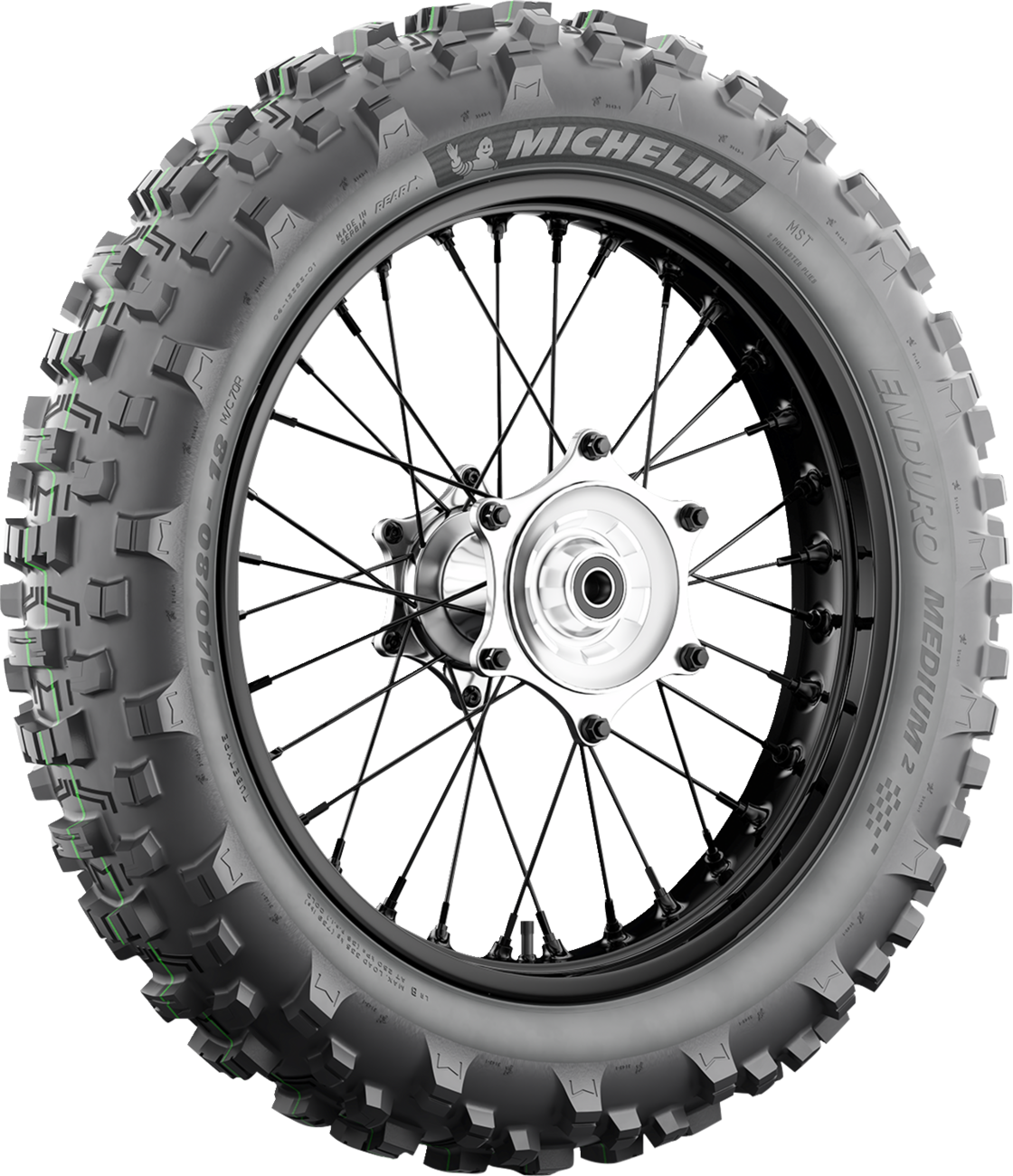 Michelin Enduro Medium 2 Rear Tire 140/80-18 Part 45050 for Off-Road and On-Road Performance