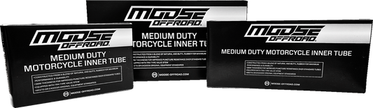 MOOSE OFFROAD medium duty inner tube for 14-inch tires, part M20015, showing the rubber tube with valve stem.