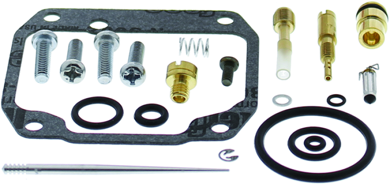QuadBoss Suzuki LT300E carburetor repair kit with complete components for 1987-1989 US models, includes gaskets and rebuild parts.