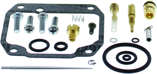 QuadBoss Suzuki LT300E carburetor repair kit with complete components for 1987-1989 US models, includes gaskets and rebuild parts.